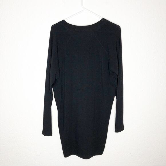 Cabi black v neck long sleeve knit tunic top size Small #125 - Picture 13 of 13